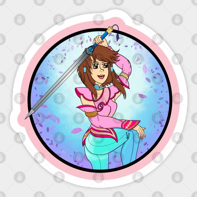 Soul Calibur - Xianghua Sticker by HazelGeek